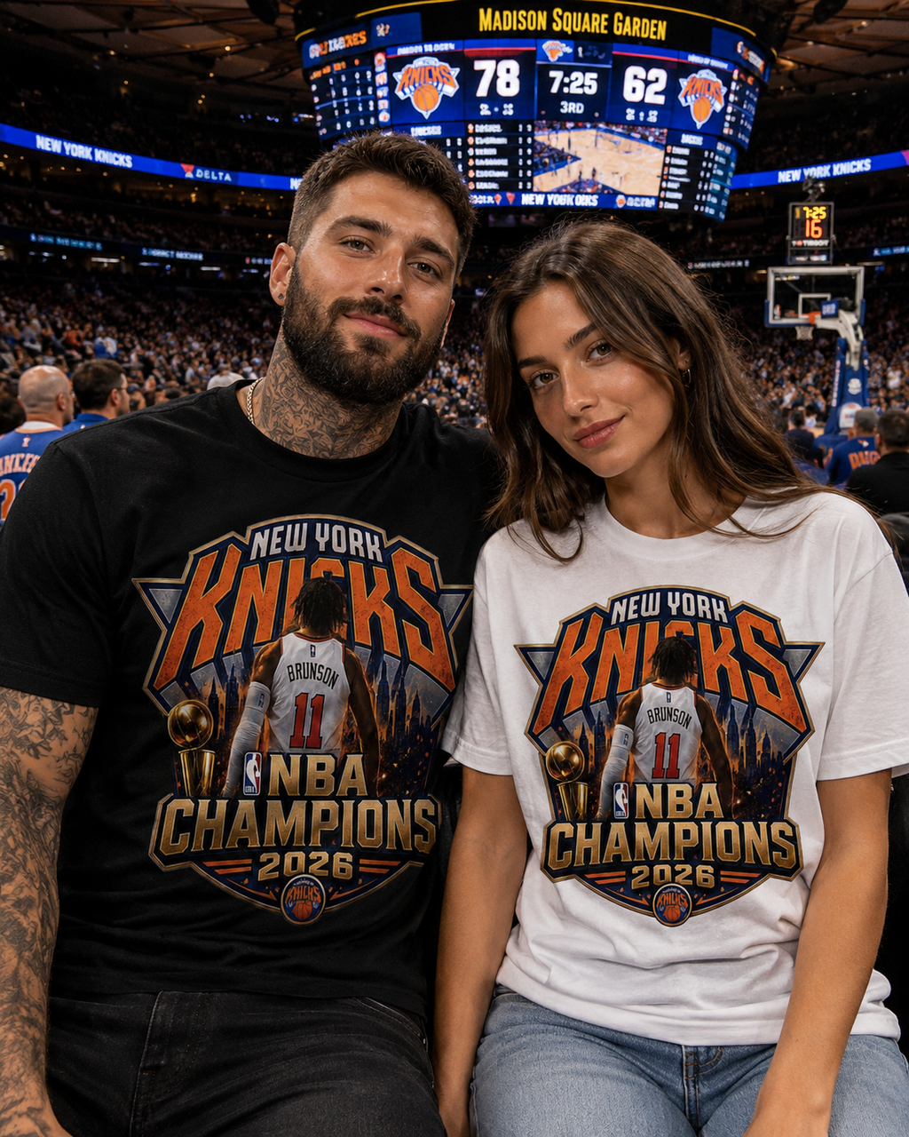 NY Knicks 2026 Champions T-Shirts