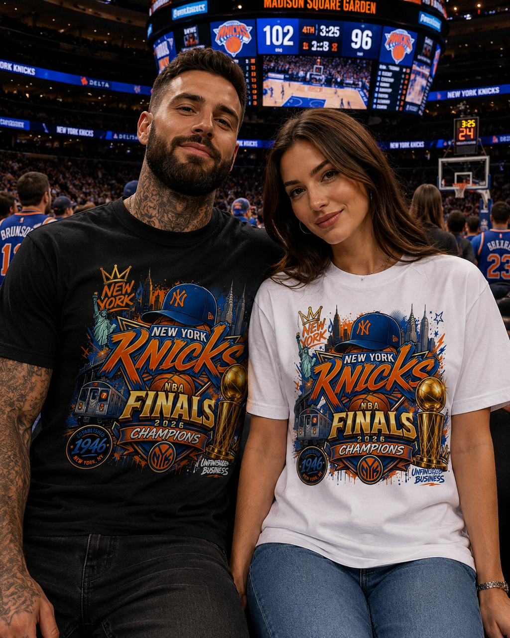 NY Knicks 2026 Champions T-Shirts
